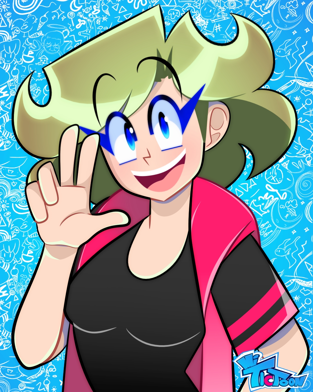 Ilustración de peach 