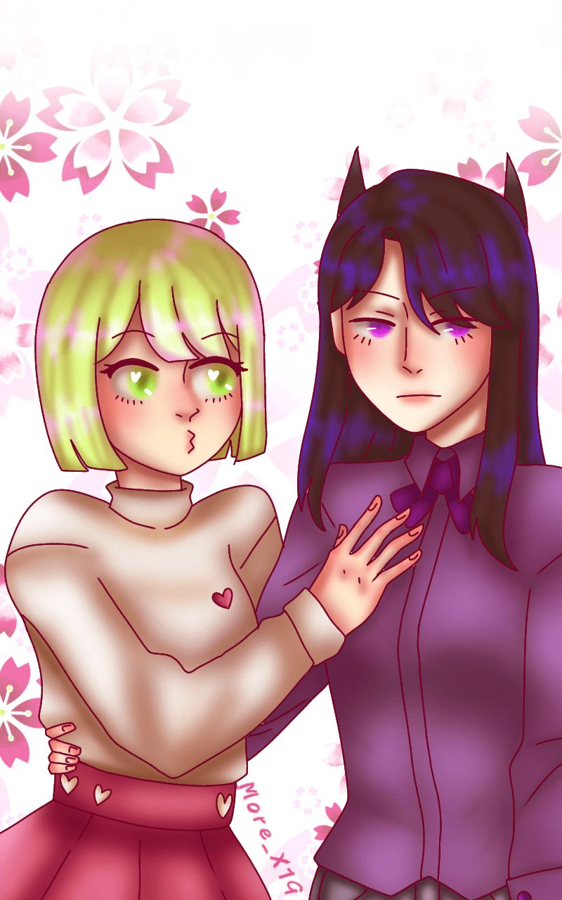 Two demons undercover
